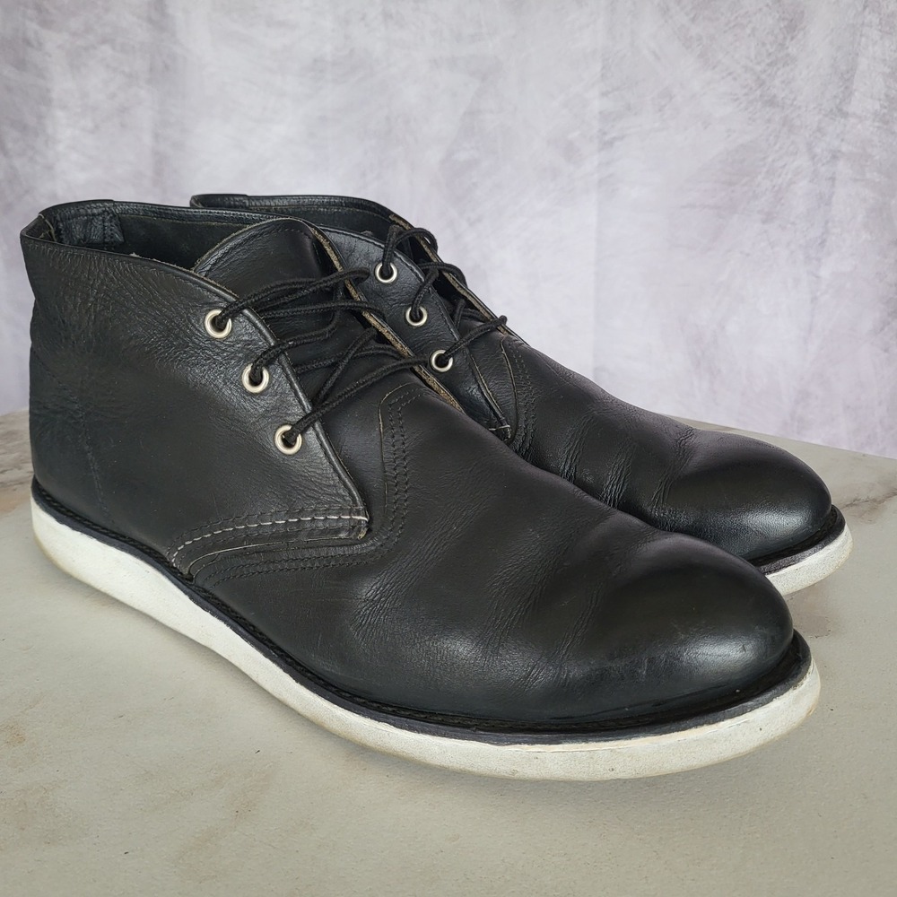 Red Wing USA Chukka Boots Size 13 D Black